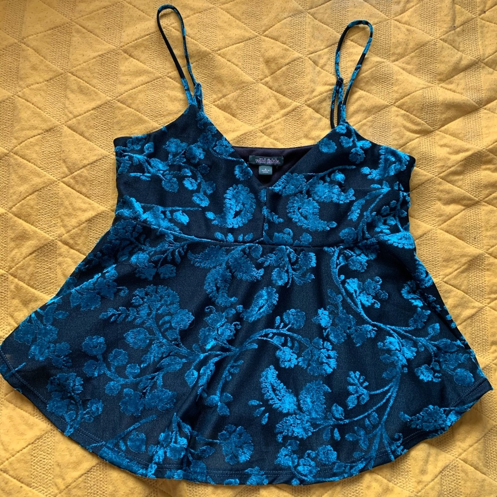 V-Neck Embroidered Top